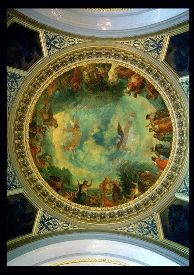 Aurora, ceiling painting possibly from the Library, c.1845-47 by Ferdinand Victor Eugene Delacroix